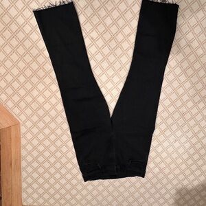 MOTHER Black Ankle Jeans
